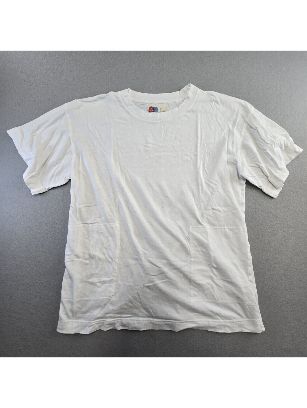 Free People FP Beach White Cotton T Shirt Womens XS Short Sleeve Crew Neck Tee